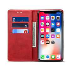 Load image into Gallery viewer, For iPhone XR Suteni Calf Texture Horizontal Flip Leather Case with Holder &amp; Card Slots &amp; Wallet, iPhone XR