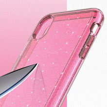 Load image into Gallery viewer, For iPhone XR Shockproof Terminator Style Glitter Powder Protector Case, iPhone XR (White), iPhone XR (Pink), iPhone XR (Grey)