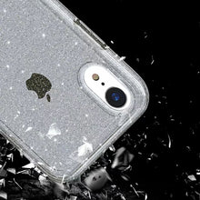 Load image into Gallery viewer, For iPhone XR Shockproof Terminator Style Glitter Powder Protector Case, iPhone XR (White), iPhone XR (Pink), iPhone XR (Grey)