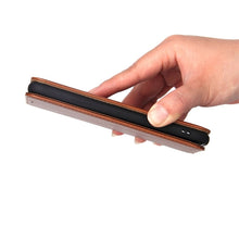 Load image into Gallery viewer, For iPhone XR Dermis Texture PU Horizontal Flip Leather Case with Holder &amp; Card Slots &amp; Wallet