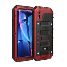Load image into Gallery viewer, For iPhone XR Waterproof Dustproof Shockproof Zinc Alloy + Silicone Case, iPhone XR