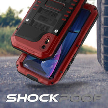 Load image into Gallery viewer, For iPhone XR Waterproof Dustproof Shockproof Zinc Alloy + Silicone Case, iPhone XR