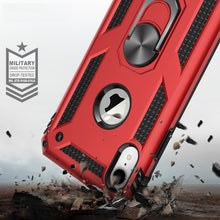 Load image into Gallery viewer, For iPhone XR Armor Shockproof TPU + PC Protective Case with 360 Degree Rotation Holder, For iPhone XR