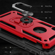 Load image into Gallery viewer, For iPhone XR Armor Shockproof TPU + PC Protective Case with 360 Degree Rotation Holder