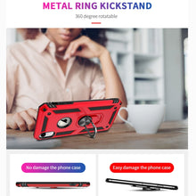 Load image into Gallery viewer, For iPhone XR Armor Shockproof TPU + PC Protective Case with 360 Degree Rotation Holder