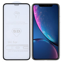 Load image into Gallery viewer, For iPhone XR 9H 5D Full Glue Full Screen Tempered Glass Film, For iPhone XR (1 PC)