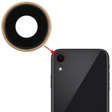 Load image into Gallery viewer, Back Camera Bezel with Lens Cover for iPhone XR, For iPhone XR, For iPhone XR(Rose Gold)