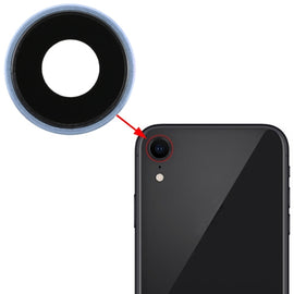 Back Camera Bezel with Lens Cover for iPhone XR, For iPhone XR, For iPhone XR(Rose Gold)