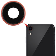 Load image into Gallery viewer, Back Camera Bezel with Lens Cover for iPhone XR, For iPhone XR, For iPhone XR(Rose Gold)