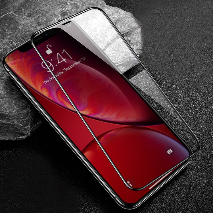 For iPhone 11 / XR mocolo 0.33mm 9H 3D Round Edge Tempered Glass Film