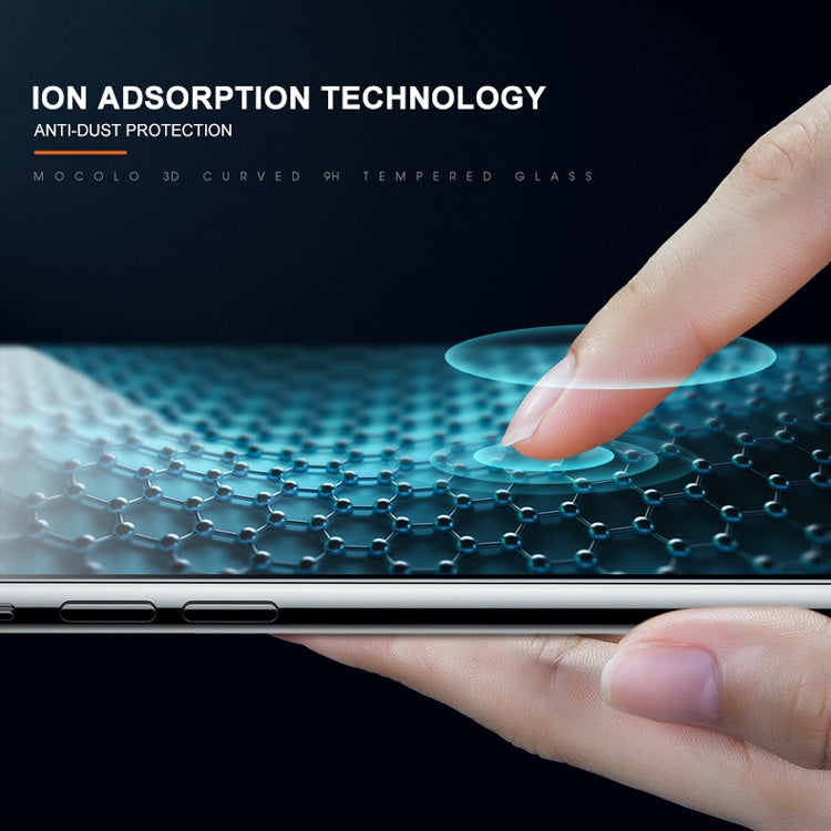 For iPhone 11 / XR mocolo 0.33mm 9H 3D Round Edge Tempered Glass Film