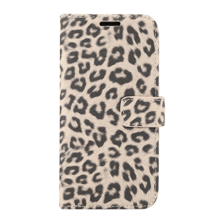 For iPhone XS Leopard Pattern Horizontal Flip Leather Case with Holder & Card Slots