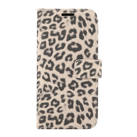 For iPhone XS Leopard Pattern Horizontal Flip Leather Case with Holder & Card Slots