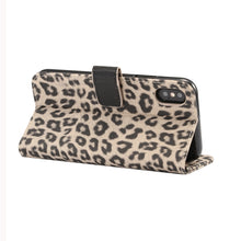 Load image into Gallery viewer, For iPhone XS Leopard Pattern Horizontal Flip Leather Case with Holder &amp; Card Slots