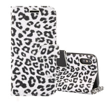 Load image into Gallery viewer, For iPhone XS Leopard Pattern Horizontal Flip Leather Case with Holder &amp; Card Slots