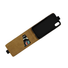 Load image into Gallery viewer, For iPhone XR Business Style Vertical Flip TPU Leather Case with Card Slot