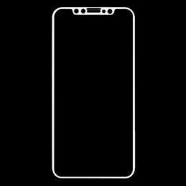 For iPhone 11 Pro / XS / X 0.1mm 9H Full Screen Flexible Fiber Tempered Glass Film, For iPhone 11 Pro / XS / X  White, For iPhone 11 Pro / XS / X Black