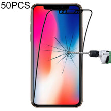 Load image into Gallery viewer, For iPhone 11 Pro / XS / X 50pcs 0.1mm 9H Full Screen Flexible Fiber Tempered Glass Film, For iPhone 11 Pro / XS / X