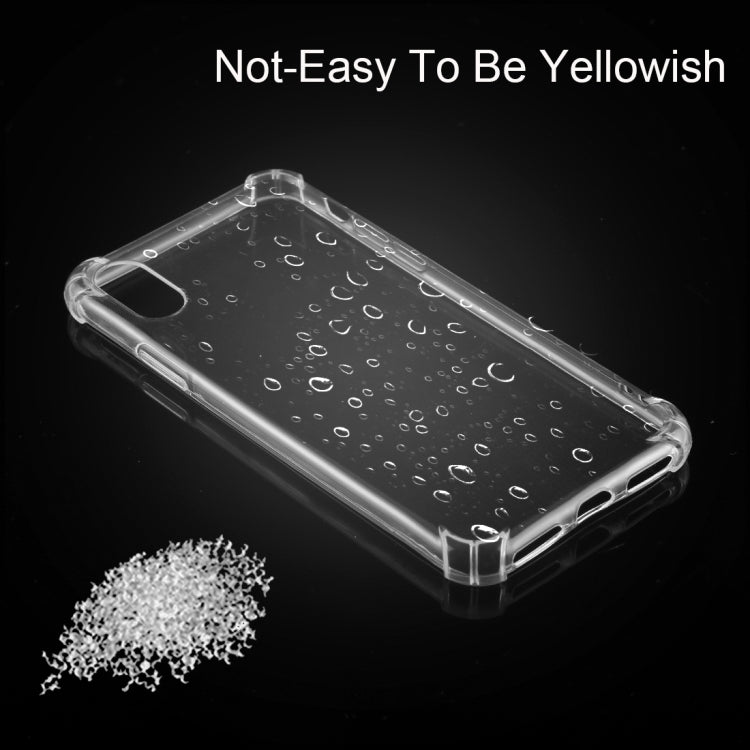 For iPhone X Ultrathin Transparent TPU Soft Protective Case