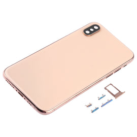 Back Cover with Camera Lens & SIM Card Tray & Side Keys for iPhone XS