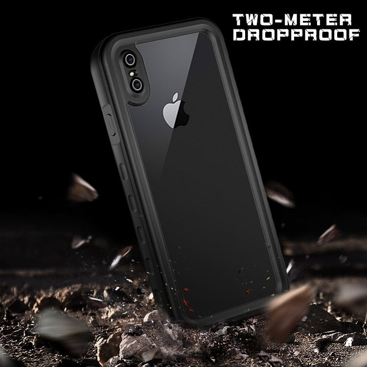 For iPhone X / XS 2m Waterproof Snowproof 2m Shockproof Dustproof PC+Silicone Case