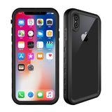 For iPhone X / XS 2m Waterproof Snowproof 2m Shockproof Dustproof PC+Silicone Case