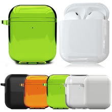 Load image into Gallery viewer, For Airpods1/2 Simple Fluorescent Solid Color Apple Earphone Cover