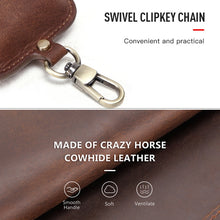 Load image into Gallery viewer, CF1108 For AirPods Pro Crazy Horse Texture Earphone Protective Leather Case with Hook