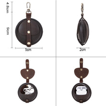 Load image into Gallery viewer, CF1042B For AirPods Pro Crazy Horse Texture Convenient Multifunction Earphone Protective Leather Case with Hook