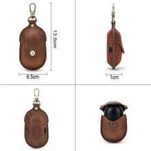 Load image into Gallery viewer, CF1109 For Galaxy Buds Crazy Horse Texture Clamshell Earphone Protective Leather Case with Hook, For Galaxy Buds