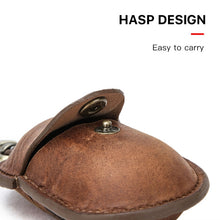 Load image into Gallery viewer, CF1109 For Galaxy Buds Crazy Horse Texture Clamshell Earphone Protective Leather Case with Hook, For Galaxy Buds