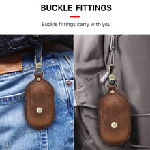 Load image into Gallery viewer, CF1109 For Galaxy Buds Crazy Horse Texture Clamshell Earphone Protective Leather Case with Hook, For Galaxy Buds
