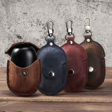 Load image into Gallery viewer, CF1109 For Galaxy Buds Crazy Horse Texture Clamshell Earphone Protective Leather Case with Hook, For Galaxy Buds