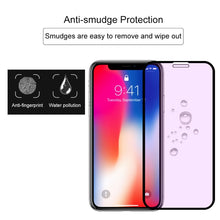 Load image into Gallery viewer, For iPhone 11 Pro / XS / X Anti-scratch 9H 10D Full Screen Purple-ray Tempered Glass Film