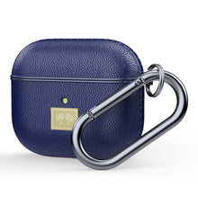 Load image into Gallery viewer, Leather Texture Earphone Protective Case with Hook for AirPods 3