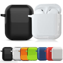 Load image into Gallery viewer, For AirPods 1/2 Bluetooth Headset Protective Sleeve Outdoor Dust-proof Drop-proof Protective Shell Can Stand TPU