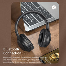 Load image into Gallery viewer, ROCK Space O2 HiFi Bluetooth 5.0 Wireless Headset with Mic, Support TF Card