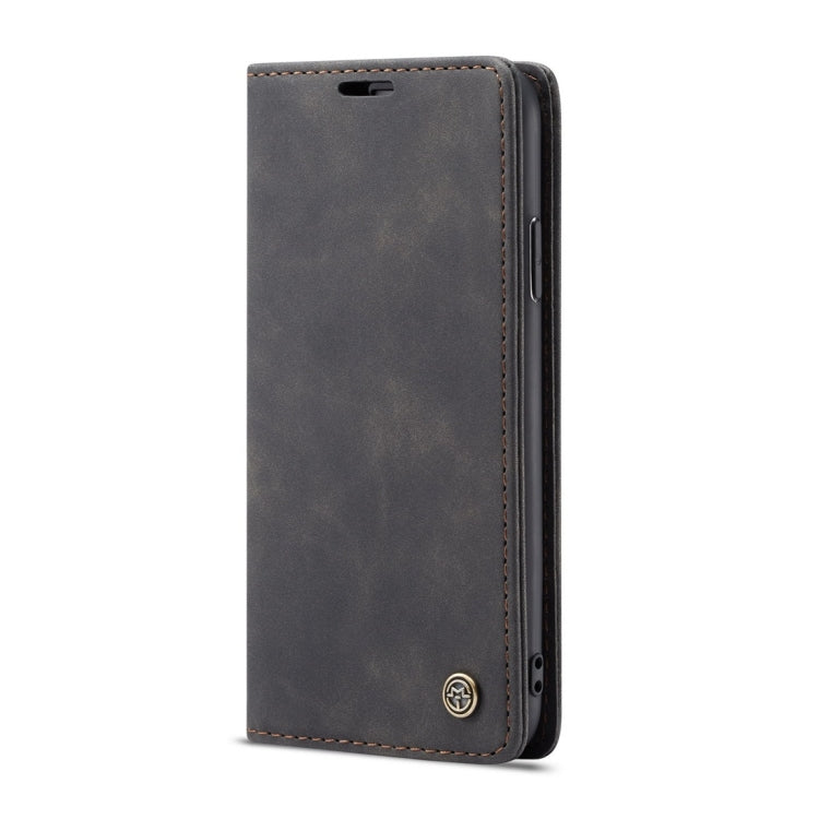 For iPhone X / XS CaseMe-013 Multifunctional Retro Frosted Horizontal Flip Leather Case with Card Slot & Holder & Wallet