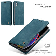 Load image into Gallery viewer, For iPhone X / XS CaseMe-013 Multifunctional Retro Frosted Horizontal Flip Leather Case with Card Slot &amp; Holder &amp; Wallet, For iPhone X / XS