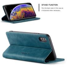 Load image into Gallery viewer, For iPhone X / XS CaseMe-013 Multifunctional Retro Frosted Horizontal Flip Leather Case with Card Slot &amp; Holder &amp; Wallet, For iPhone X / XS