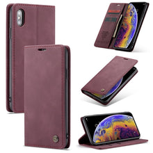 Load image into Gallery viewer, For iPhone X / XS CaseMe-013 Multifunctional Retro Frosted Horizontal Flip Leather Case with Card Slot &amp; Holder &amp; Wallet, For iPhone X / XS