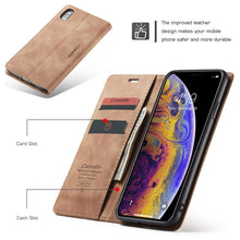 Load image into Gallery viewer, For iPhone X / XS CaseMe-013 Multifunctional Retro Frosted Horizontal Flip Leather Case with Card Slot &amp; Holder &amp; Wallet, For iPhone X / XS