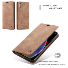 Load image into Gallery viewer, For iPhone X / XS CaseMe-013 Multifunctional Retro Frosted Horizontal Flip Leather Case with Card Slot &amp; Holder &amp; Wallet, For iPhone X / XS