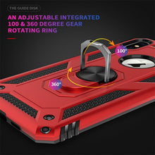 Load image into Gallery viewer, For iPhone X / XS Sergeant Armor Shockproof TPU + PC Protective Case with 360 Degree Rotation Holder, For iPhone X / XS