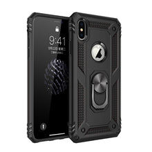 Load image into Gallery viewer, For iPhone X / XS Sergeant Armor Shockproof TPU + PC Protective Case with 360 Degree Rotation Holder, For iPhone X / XS