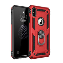 Load image into Gallery viewer, For iPhone X / XS Sergeant Armor Shockproof TPU + PC Protective Case with 360 Degree Rotation Holder, For iPhone X / XS