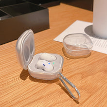 Load image into Gallery viewer, Wireless Earphones Transparent Anti-fall TPU Protective Case with Hook For Samsung Galaxy Buds Live