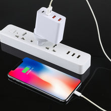Load image into Gallery viewer, A3P 3A Max Output USB-C / Type-C + QC3.0 + Dual USB 4 Ports Wall Travel Charger, EU Plug, EU Plug