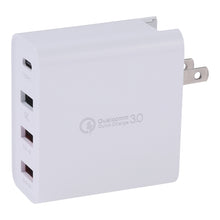 Load image into Gallery viewer, A3P 3A Max Output USB-C / Type-C + QC3.0 + Dual USB 4 Ports Wall Travel Charger, US Plug, US Plug
