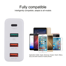 Load image into Gallery viewer, A3P 3A Max Output USB-C / Type-C + QC3.0 + Dual USB 4 Ports Wall Travel Charger, US Plug, US Plug